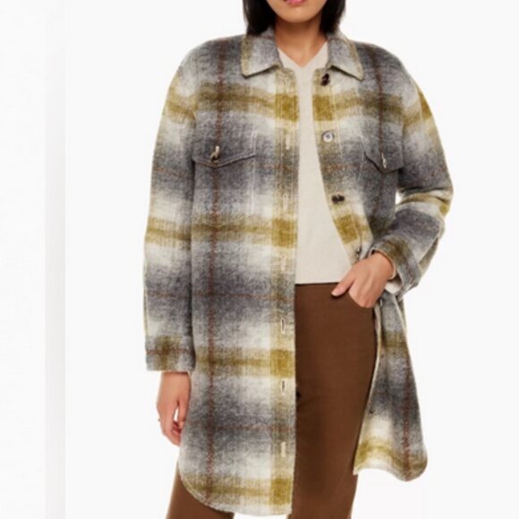 Wilfred Free Ganna Shirt MIDI Jacket - Medium - Picture 1 of 5